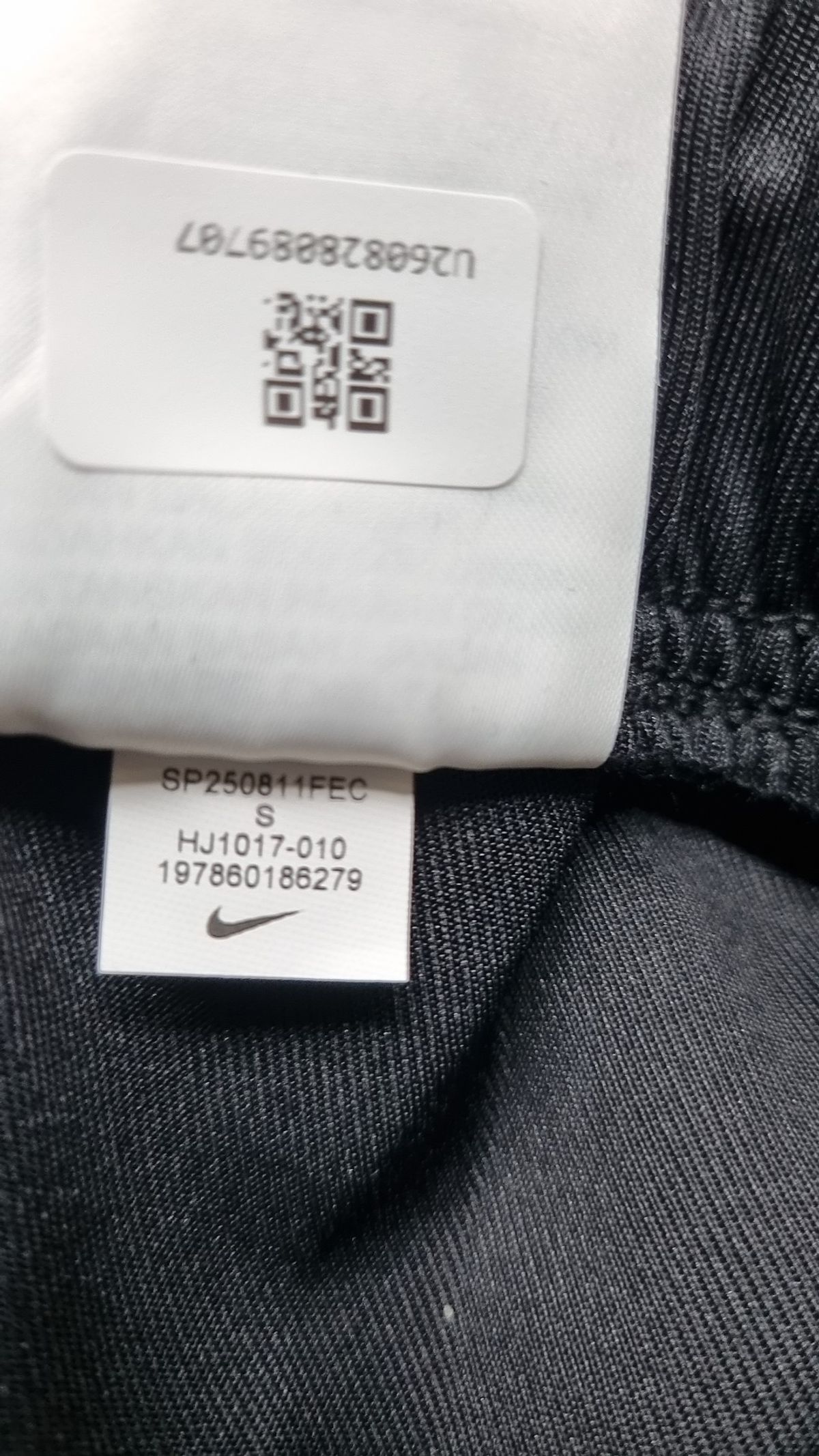 나이키(NIKE) 스포츠웨어 윈드러너 슬림 미드라이즈 니트 팬츠 W - 블랙:블랙:화이트 / HJ1017-010 S