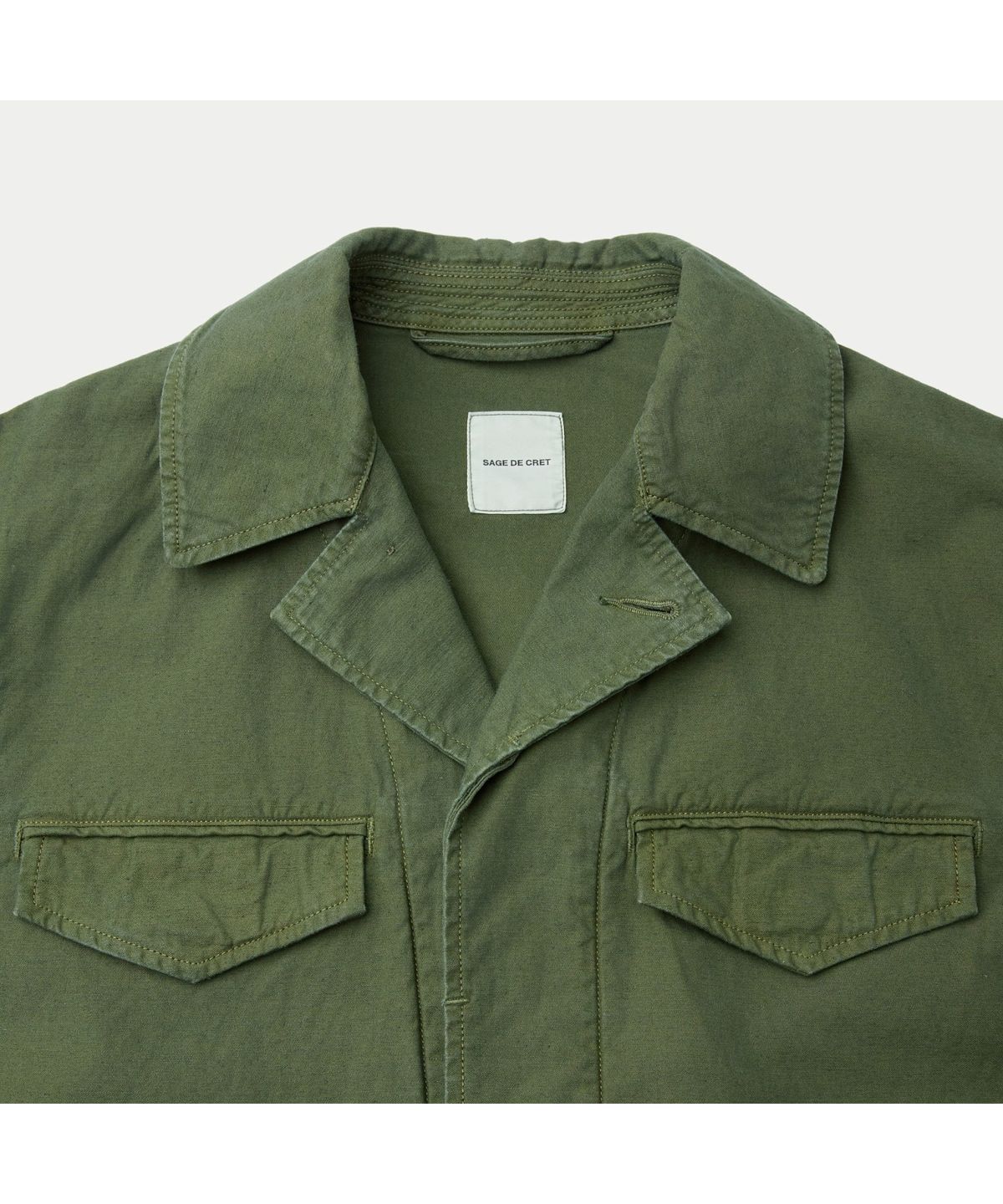 시리즈(SERIES) SAGE DE CRET Back Satin M-47 Style Jacket SVUAW26252KHX