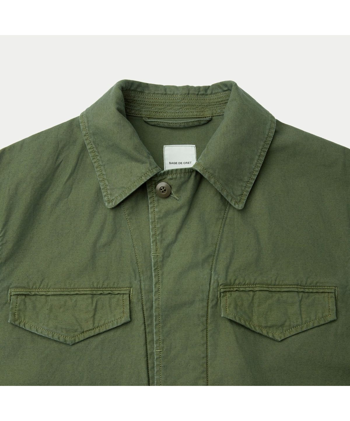 시리즈(SERIES) SAGE DE CRET Back Satin M-47 Style Jacket SVUAW26252KHX