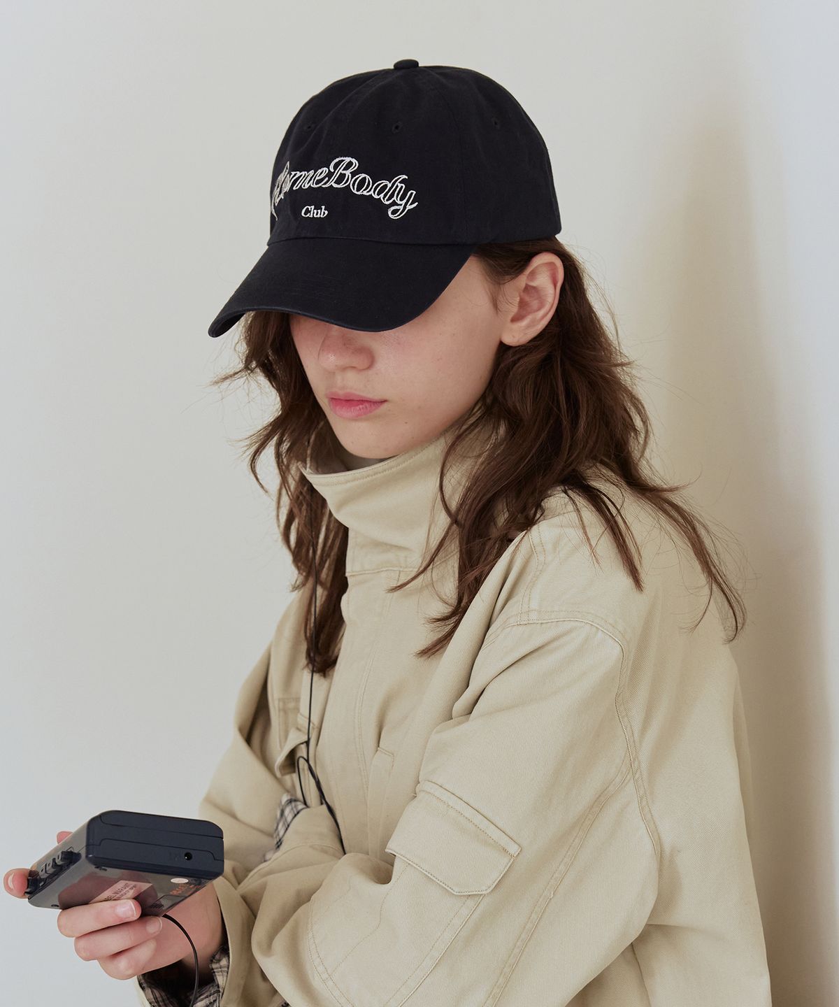 애프터아워즈(AFTERHOURS) WASHED DEEP BALL CAP (NAVY)