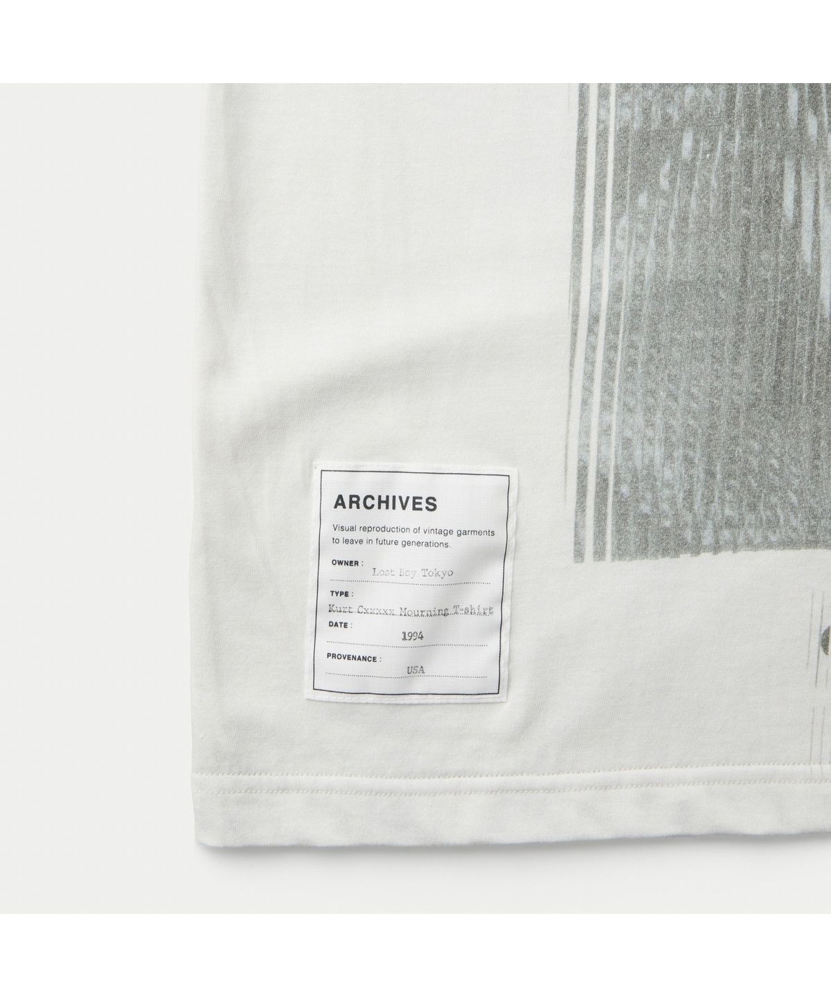 시리즈(SERIES) TOLQ Trompe I oeil Schletter T-shirts SVTAW26201WHX
