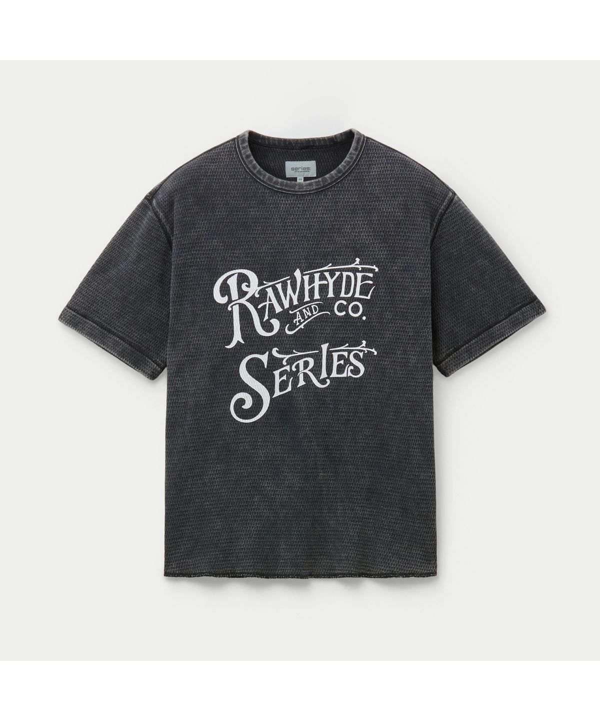 시리즈(SERIES) series x RAWHYDE 워시드 아트웍 반팔 SATAA26701BKX