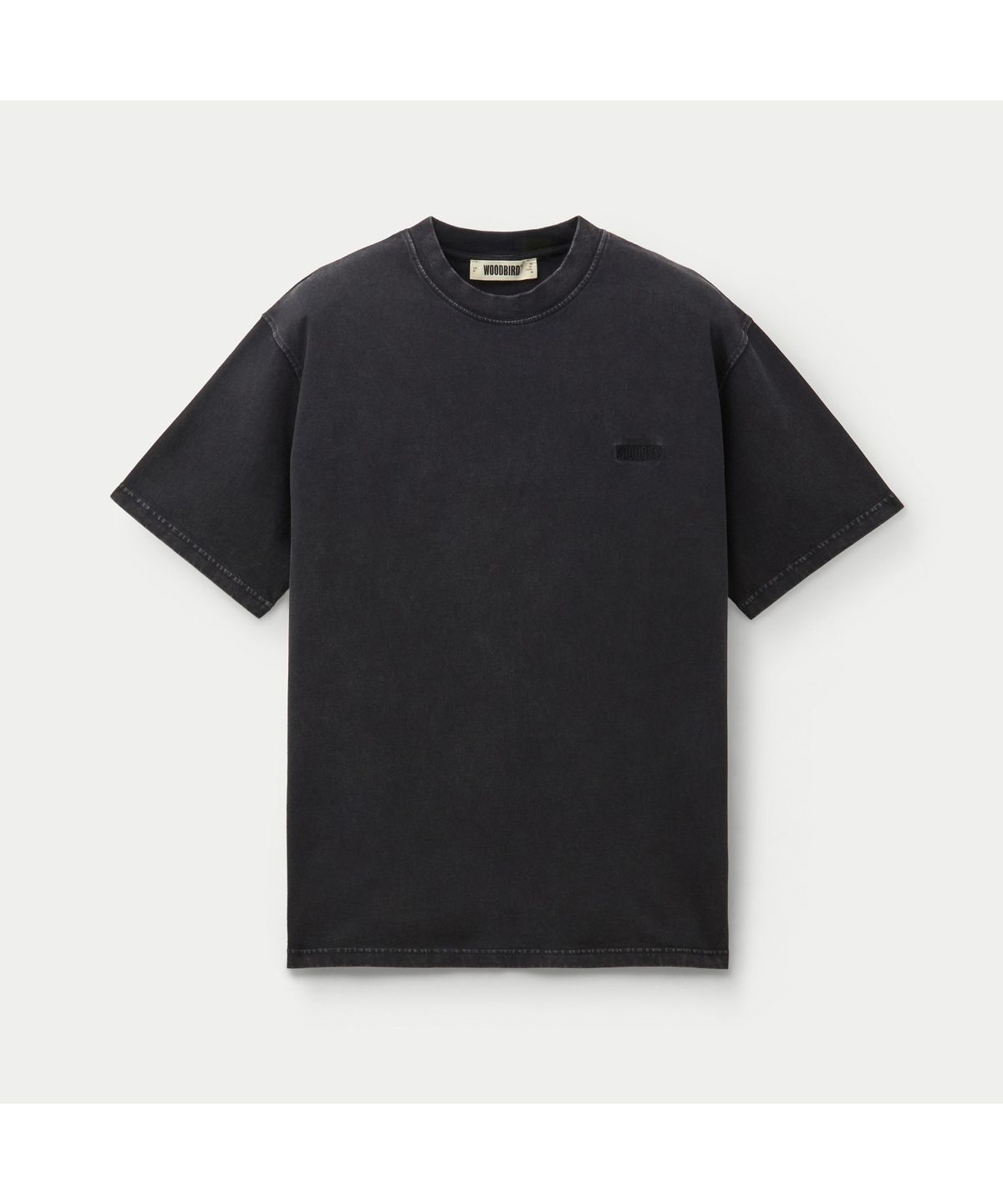 시리즈(SERIES) WOODBIRD WBBAINE Washed Tee SOTAW26053BKX