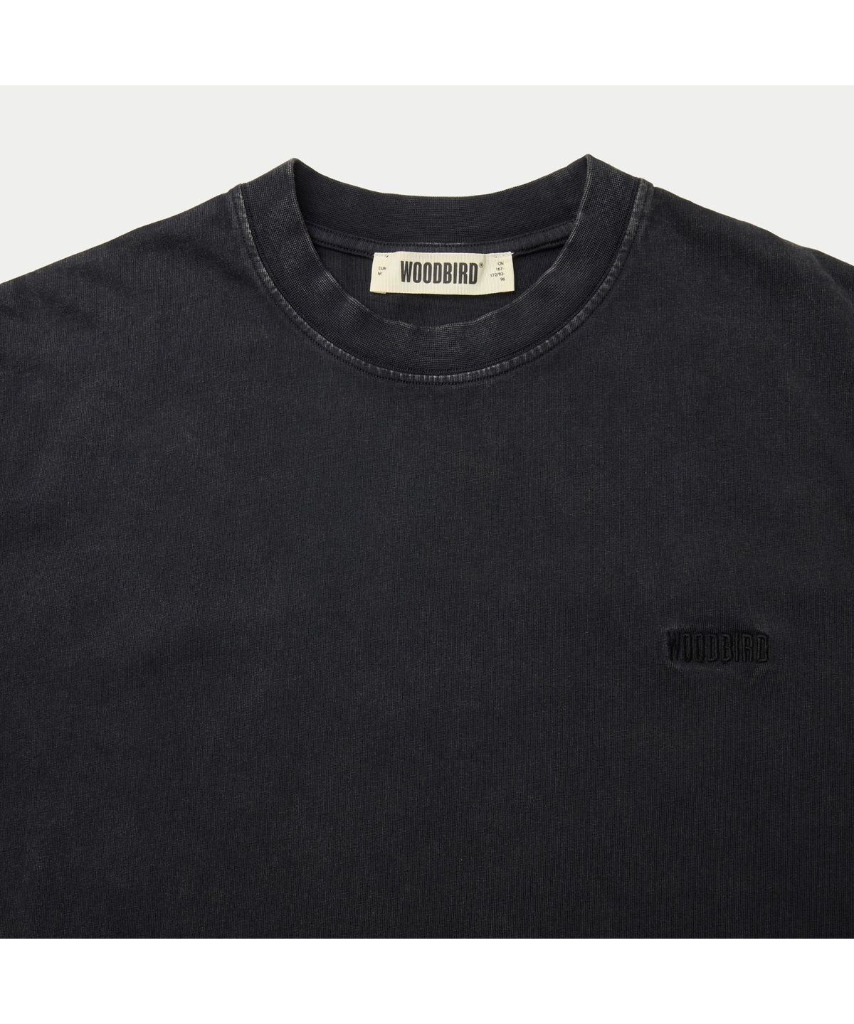 시리즈(SERIES) WOODBIRD WBBAINE Washed Tee SOTAW26053BKX