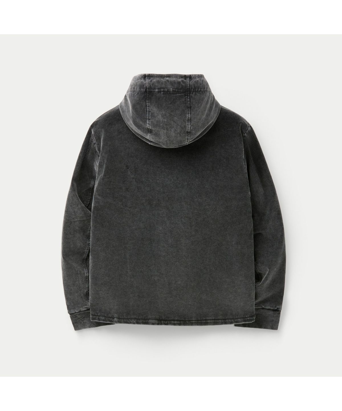 시리즈(SERIES) FIVER CORDUROY GARMENT DYED MARBLED WASH HOODIE JACKET SOUAW26102BKX