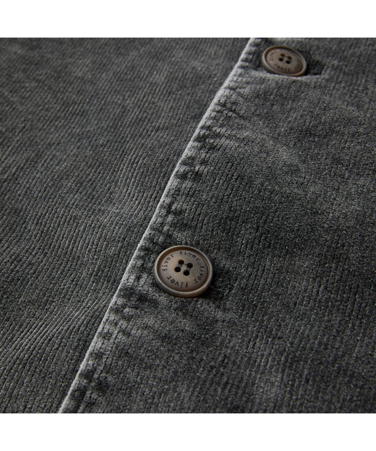 시리즈(SERIES) FIVER CORDUROY GARMENT DYED MARBLED WASH HOODIE JACKET SOUAW26102BKX