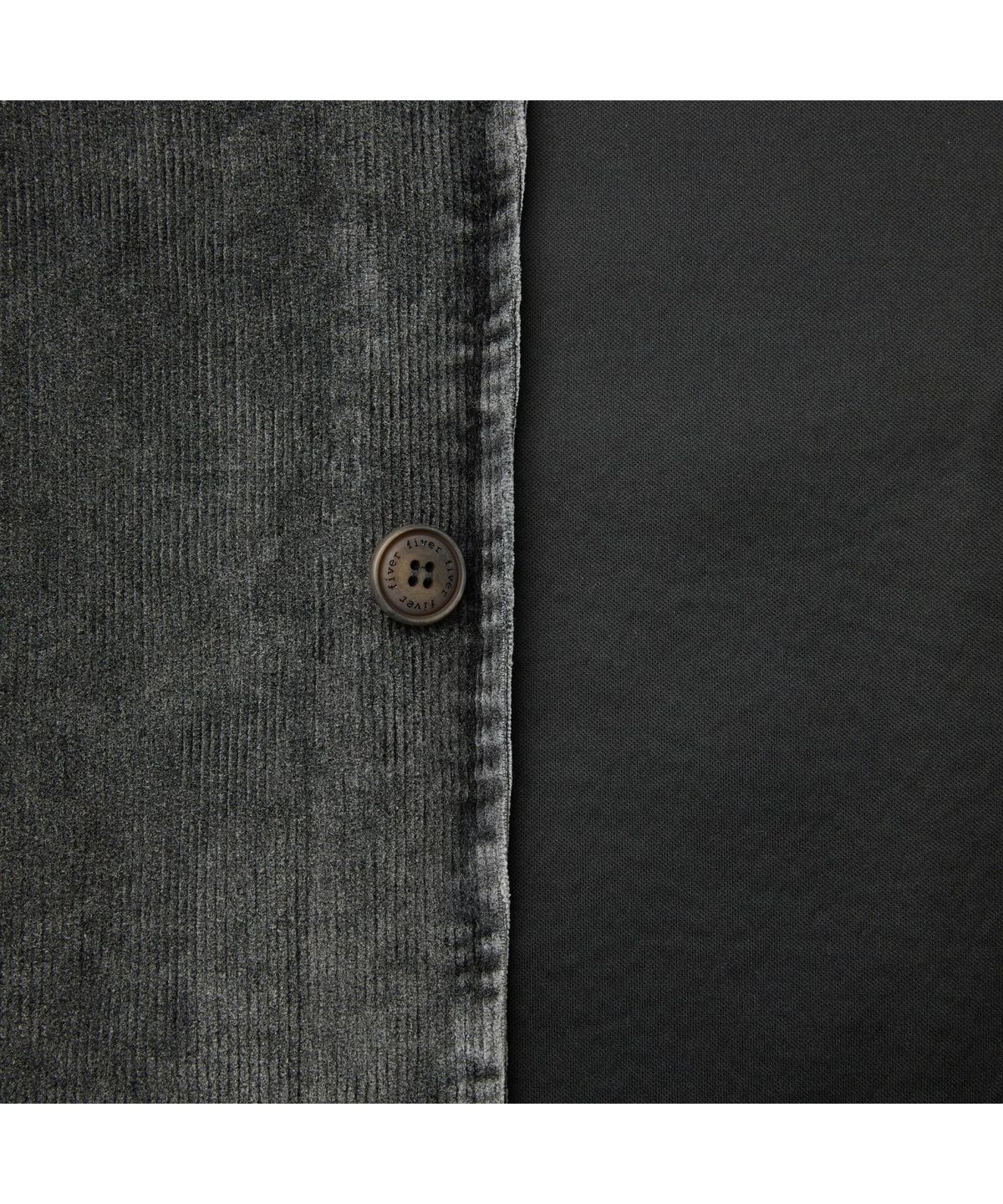 시리즈(SERIES) FIVER CORDUROY GARMENT DYED MARBLED WASH HOODIE JACKET SOUAW26102BKX