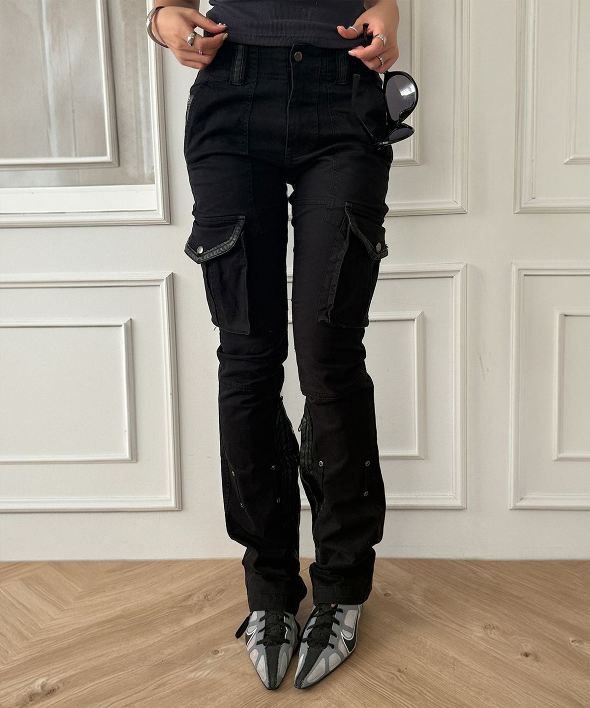 웨이브걸(WAVEGIRL) Vintage Cargo Pants (2color)