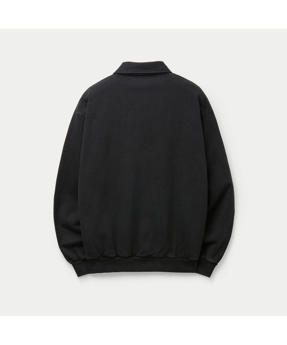 시리즈(SERIES) WOODBIRD WBLoke Washed Zip Polo SOTAW26051BKX