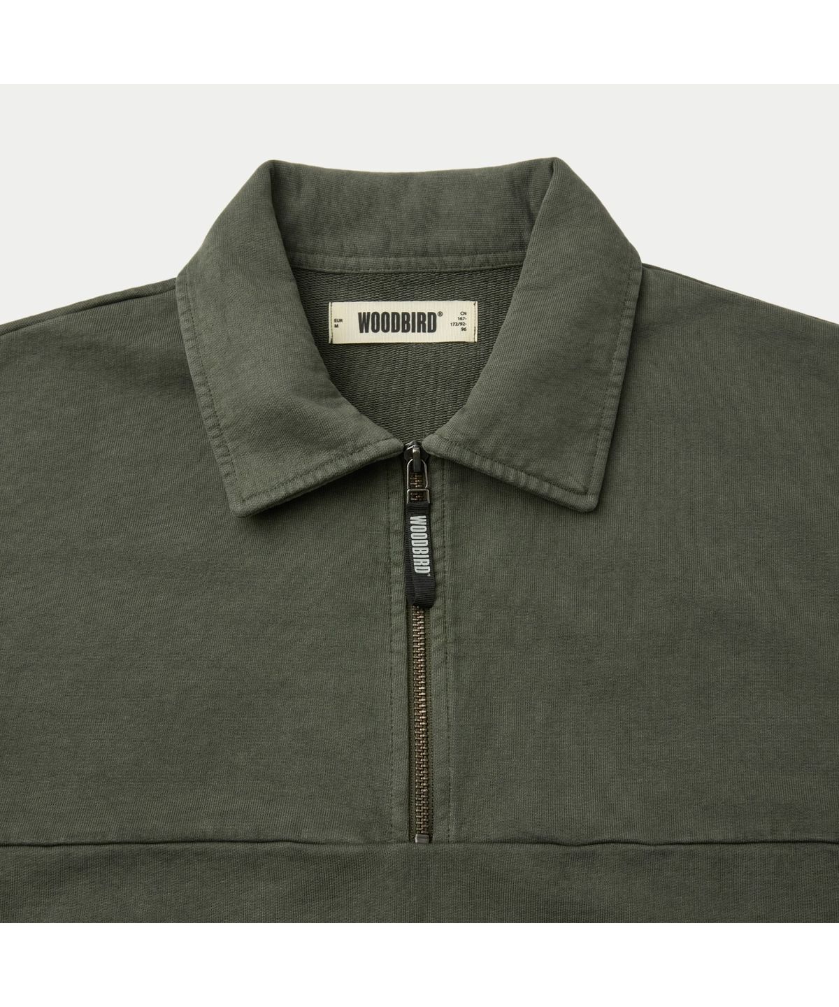 시리즈(SERIES) WOODBIRD WBLoke Washed Zip Polo SOTAW26051KHX