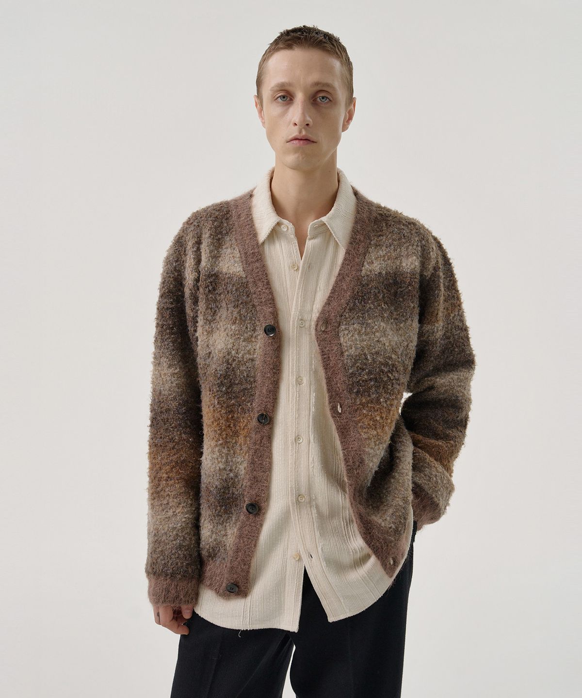 엠엠아이씨(MMIC) TOLEDO CARDIGAN (BROWN)