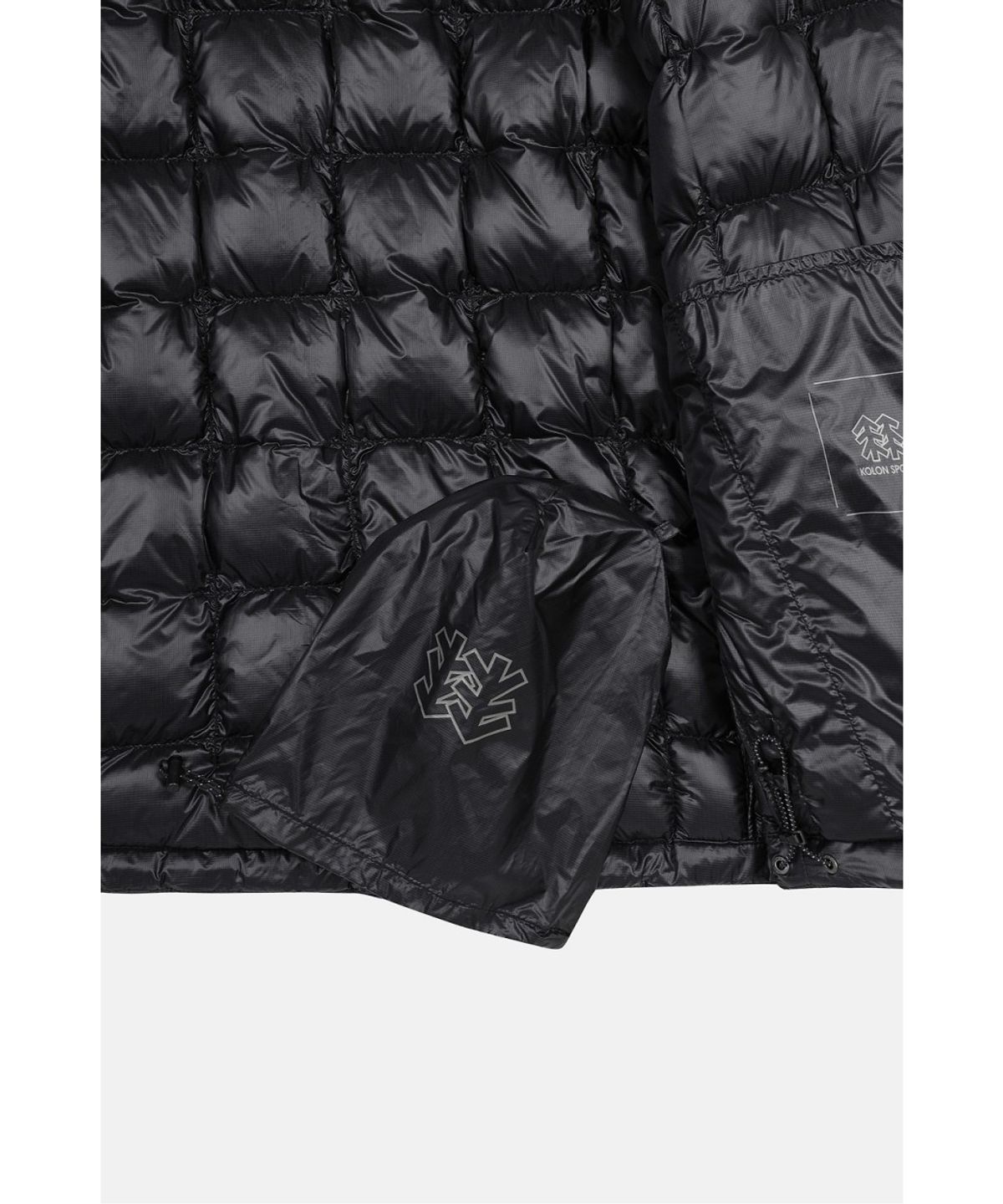 코오롱스포츠(KOLON SPORT) 남성 에그라이트 스탠드넥 경량 다운 재킷 JWJDW26295BLK