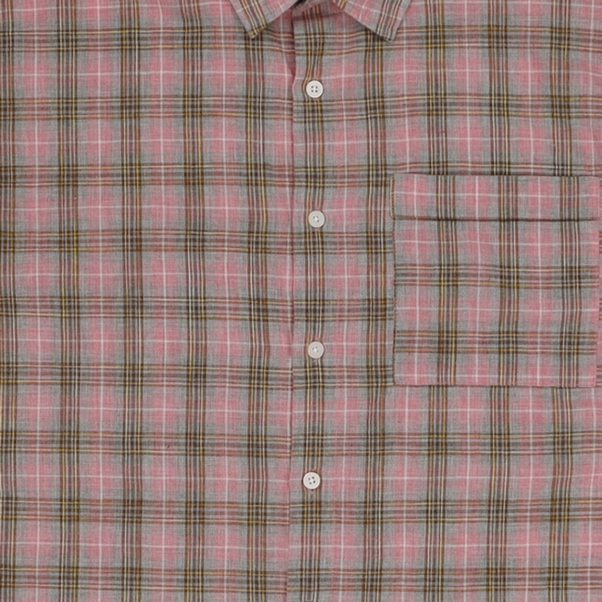 어반드레스(AVANDRESS) Slen Check Overfit Rollup Shirt - 2COL M