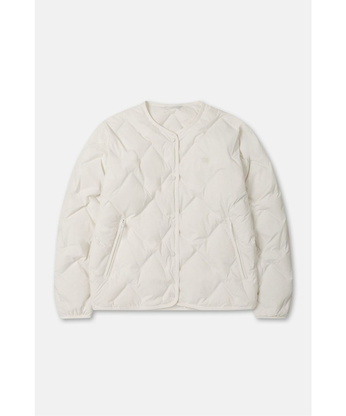 코오롱스포츠(KOLON SPORT) 여성 솟솟 숏 넥리스 경량 다운 재킷 TVJDW26502CRE
