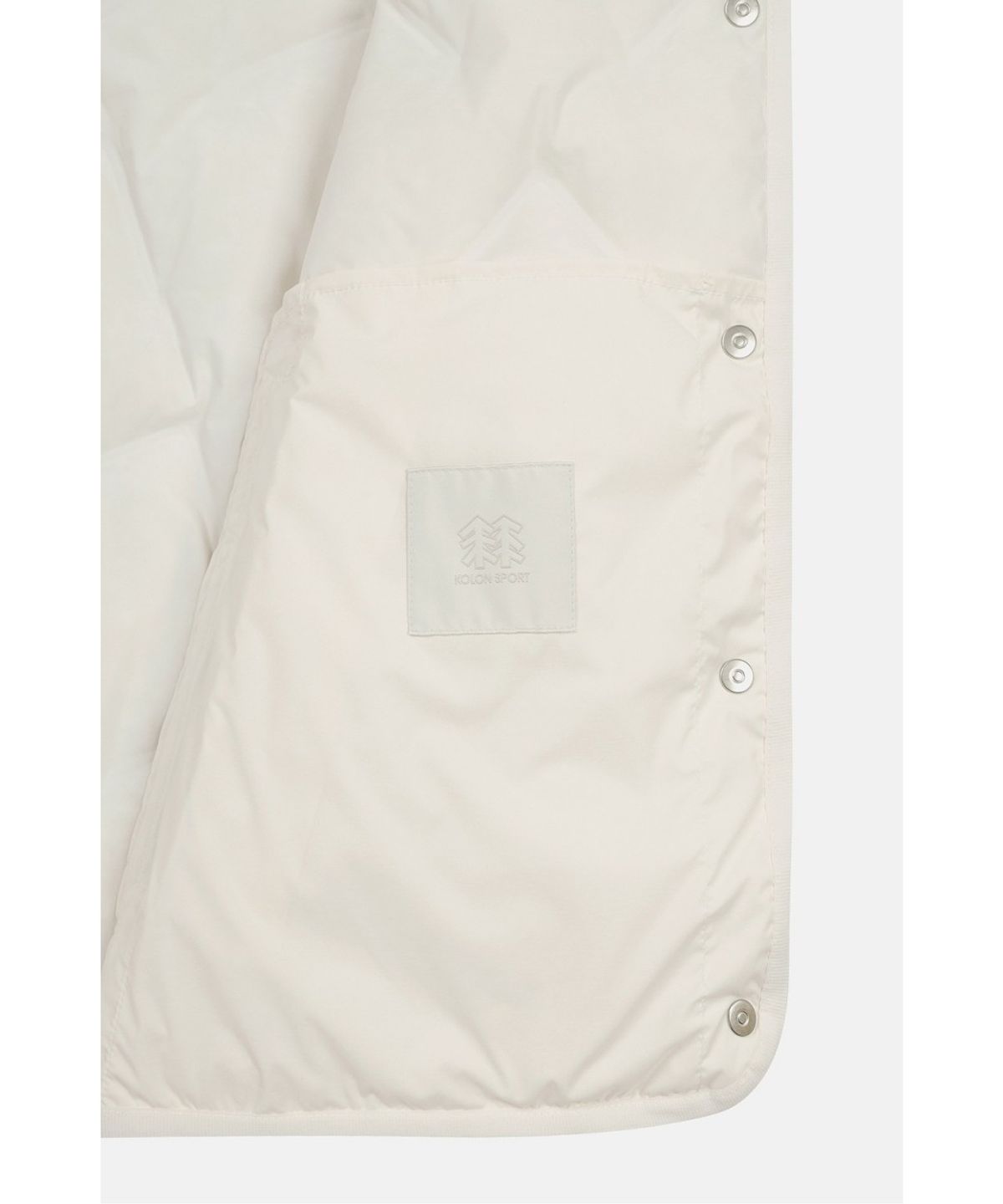 코오롱스포츠(KOLON SPORT) 여성 솟솟 숏 넥리스 경량 다운 재킷 TVJDW26502CRE