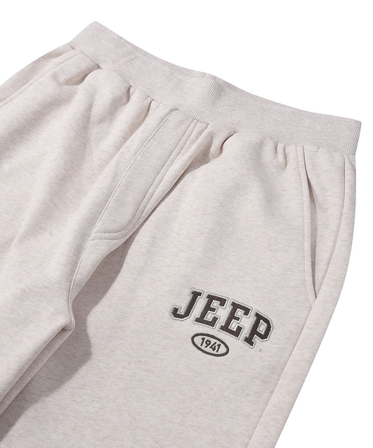 지프(JEEP) 스몰 IVY 로고 스웻 팬츠 (JR5TSU936MB)