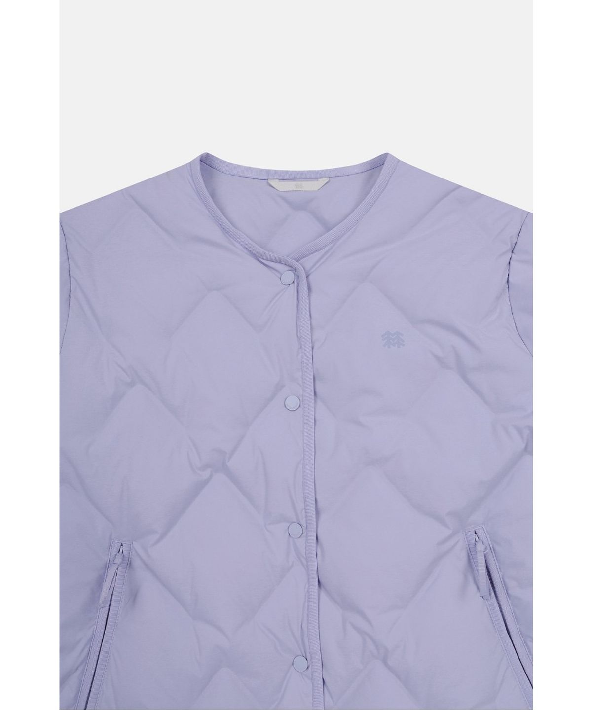 코오롱스포츠(KOLON SPORT) 여성 솟솟 숏 넥리스 경량 다운 재킷 TVJDW26502LAV