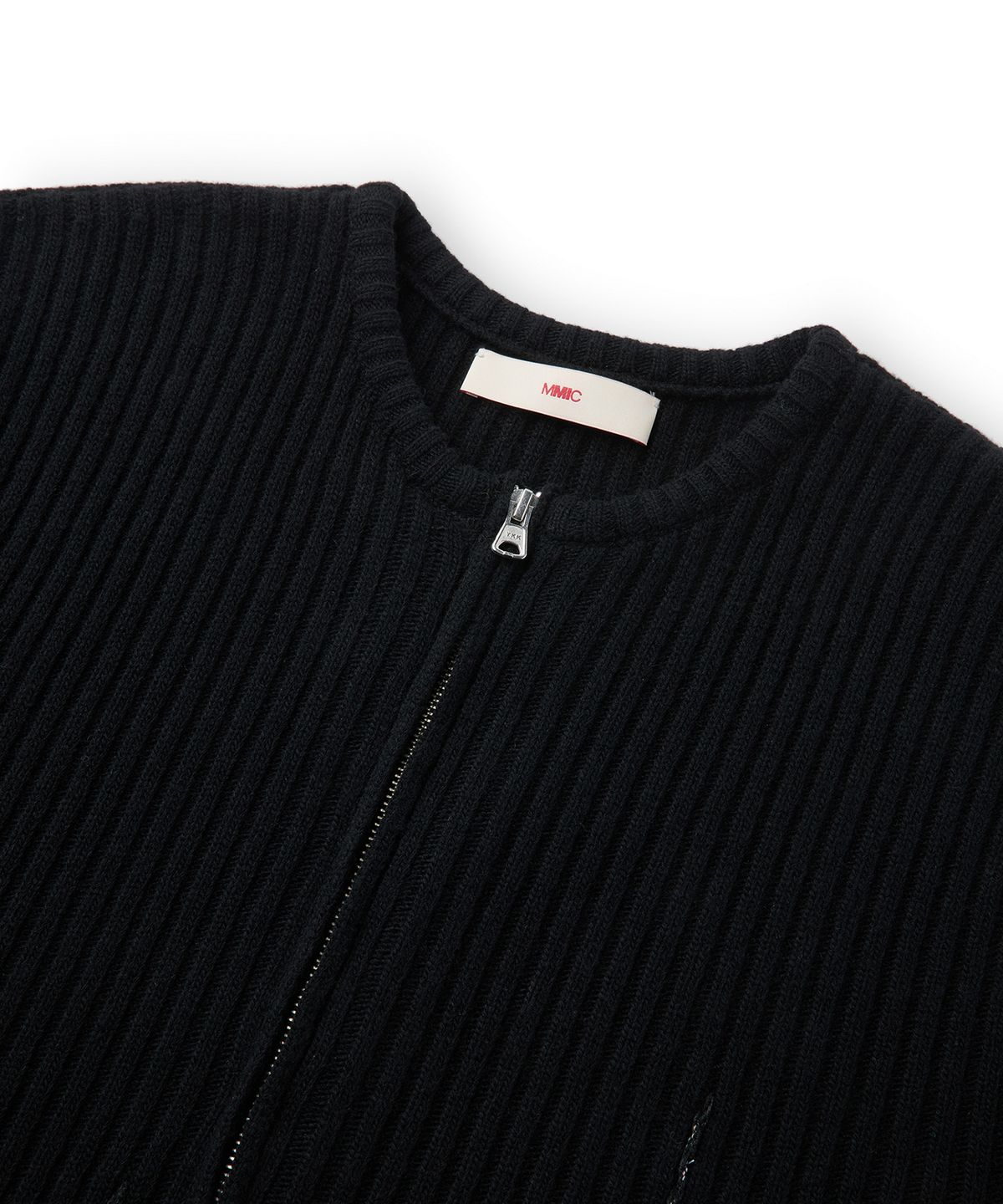 엠엠아이씨(MMIC) OTIS ZIP CARDIGAN (BLACK)