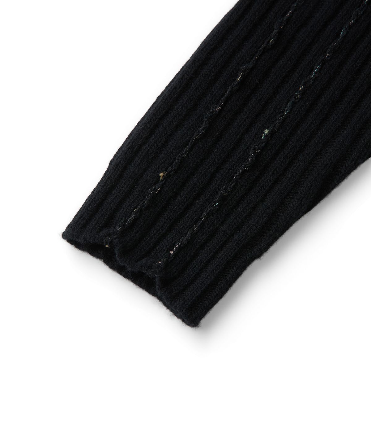 엠엠아이씨(MMIC) OTIS ZIP CARDIGAN (BLACK)