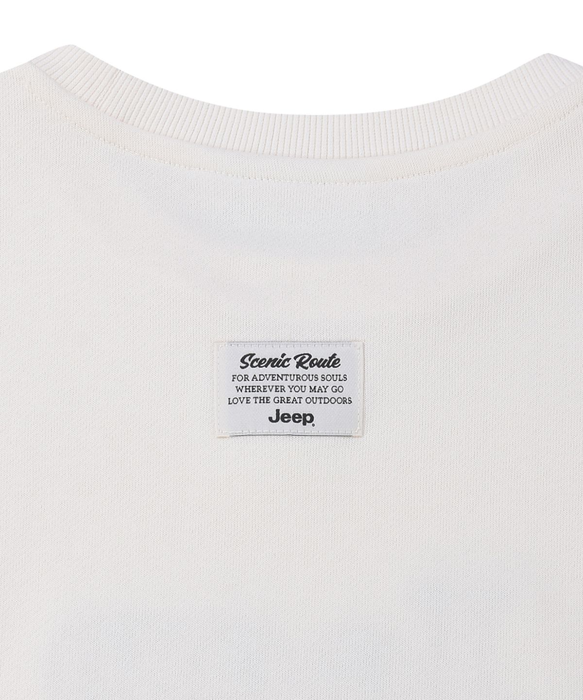 지프(JEEP) WOMEN 세리프 빅로고 맨투맨 (JR5TSF844IV)