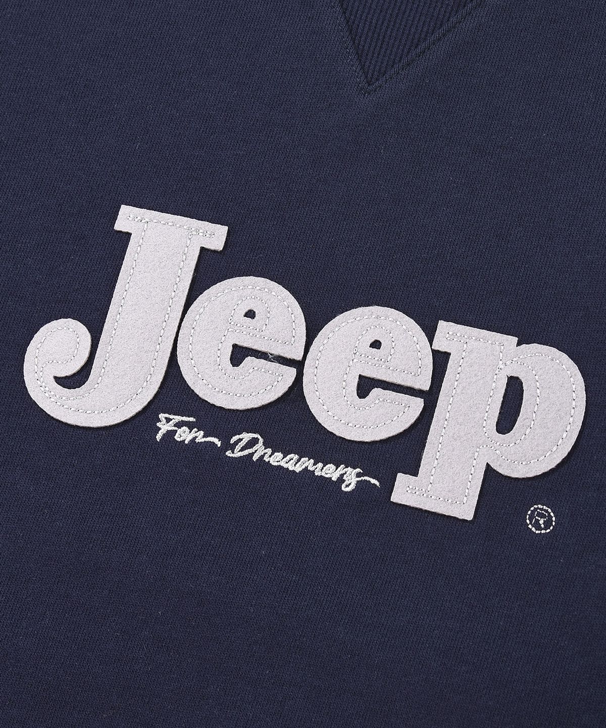 지프(JEEP) WOMEN 세리프 빅로고 맨투맨 (JR5TSF844NA)