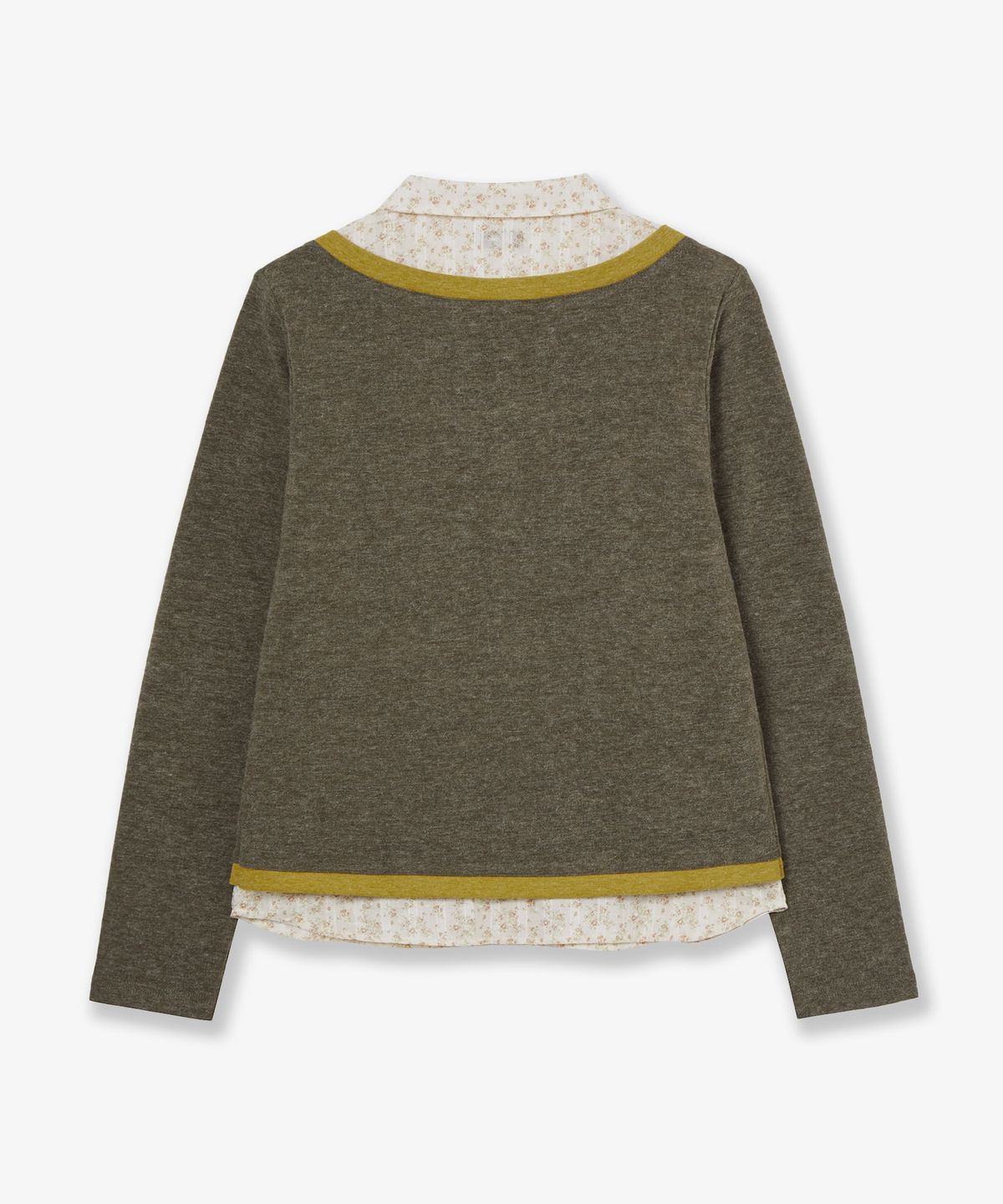 에이이에이이(AEAE) SHIRTS LAYERED CARDIGAN [OLIVE]