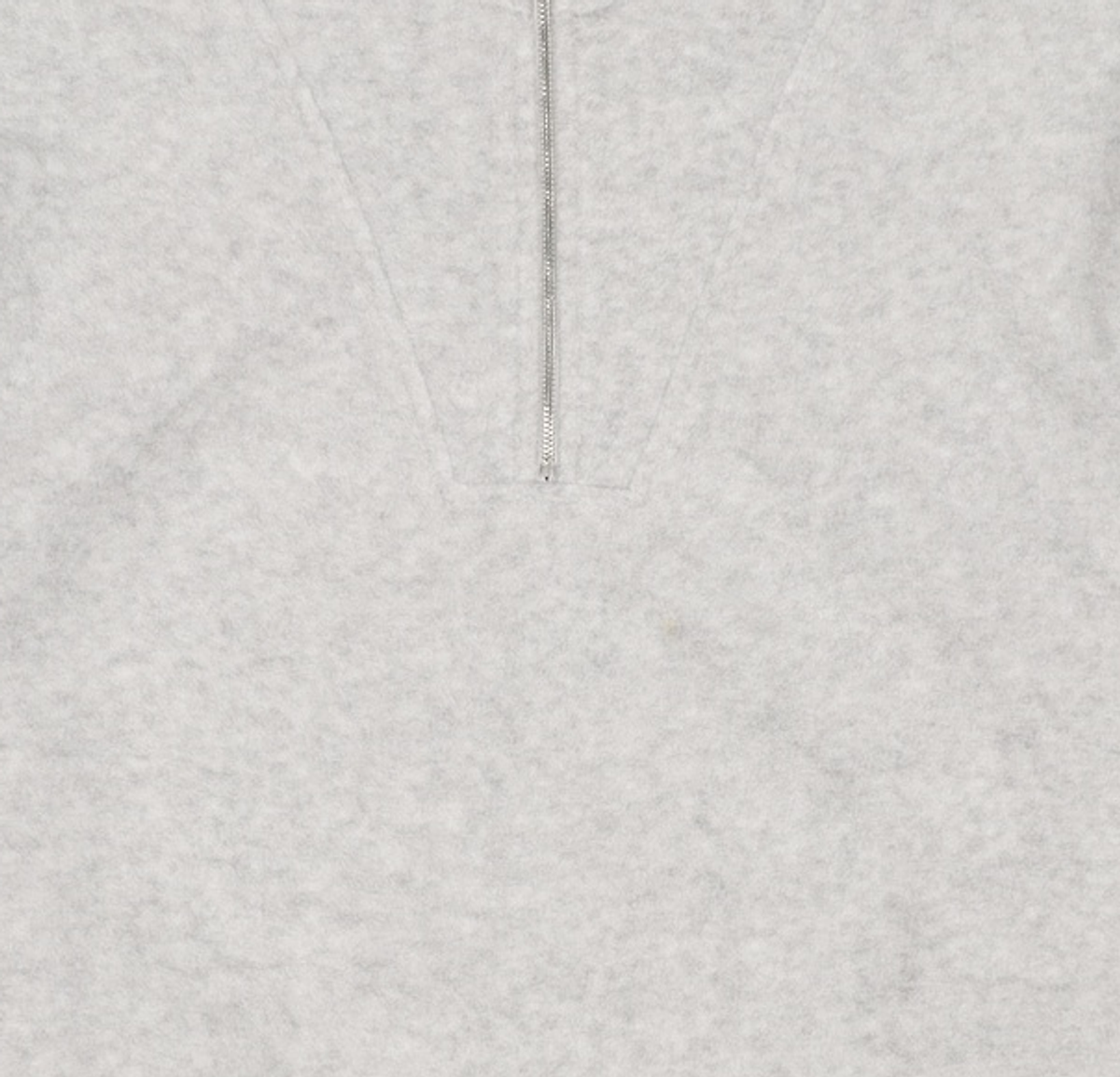 다이애그널(DIAGONAL) FLEECE HALF ZIP UP (light grey) XL