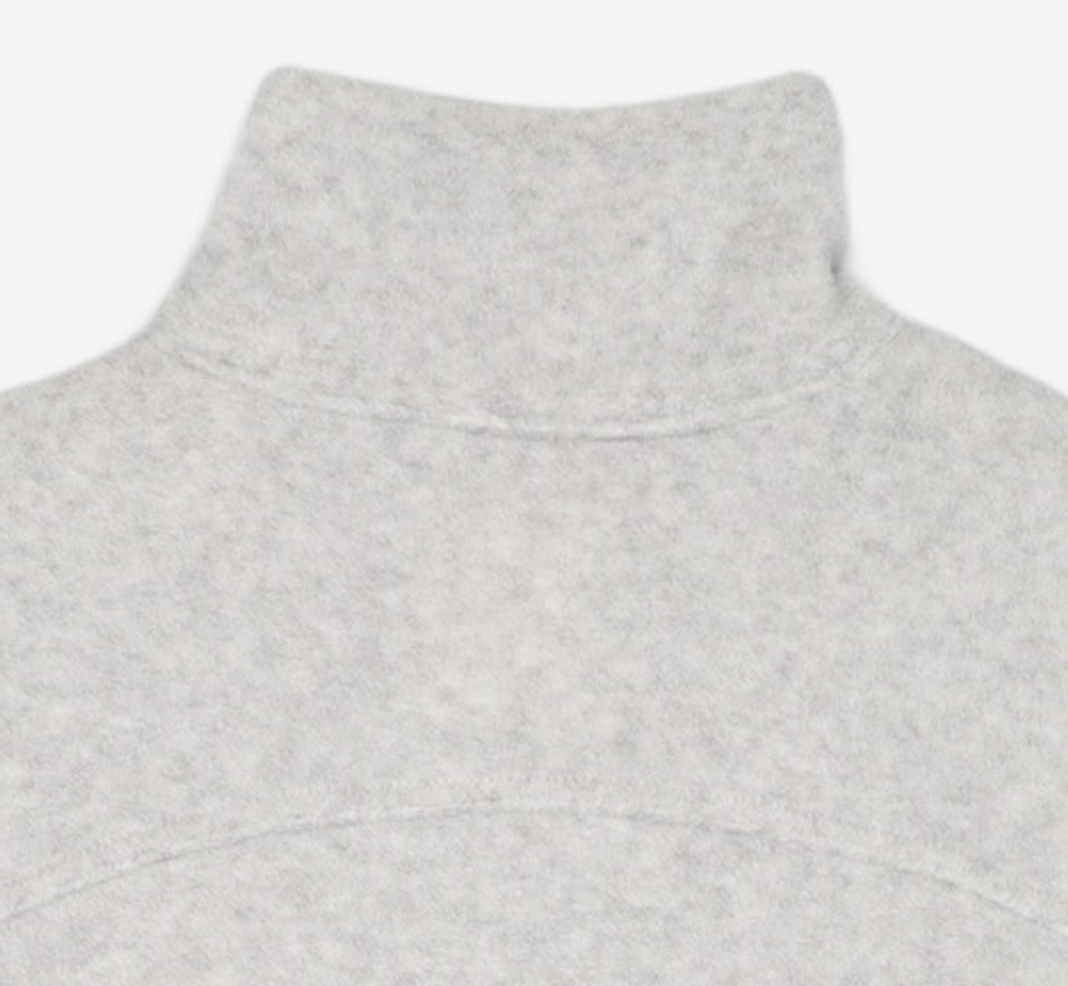 다이애그널(DIAGONAL) FLEECE HALF ZIP UP (light grey) XL