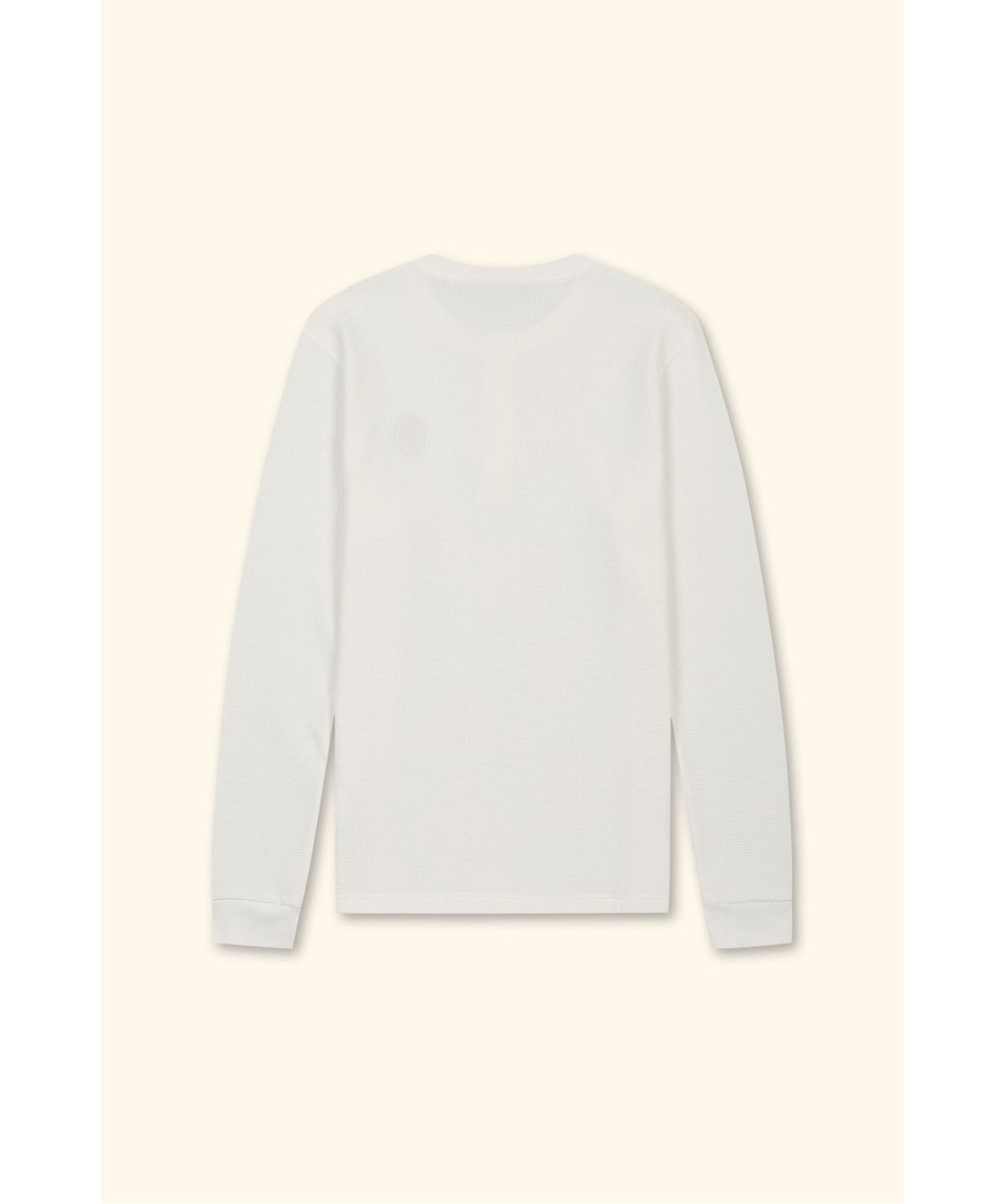 드롤드무슈(DROLE DE MONSIEUR) D Mirror Waffle Longsleeve T-Shirt D0TBW26105WHM