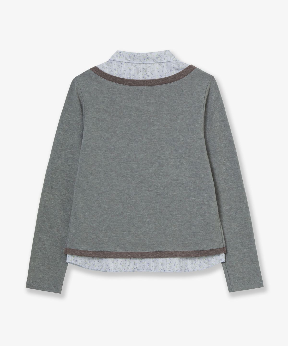 에이이에이이(AEAE) SHIRTS LAYERED CARDIGAN [GREY]