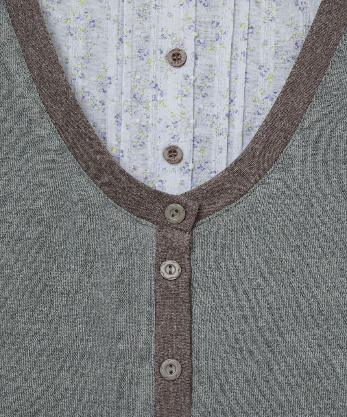 에이이에이이(AEAE) SHIRTS LAYERED CARDIGAN [GREY]