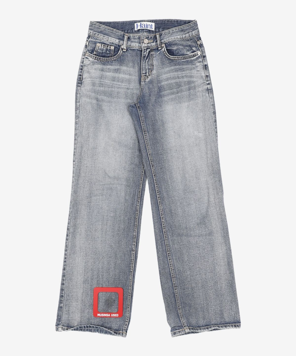 헤인트(HAINT) SIGNY LOW RISE WIDE PANTS S