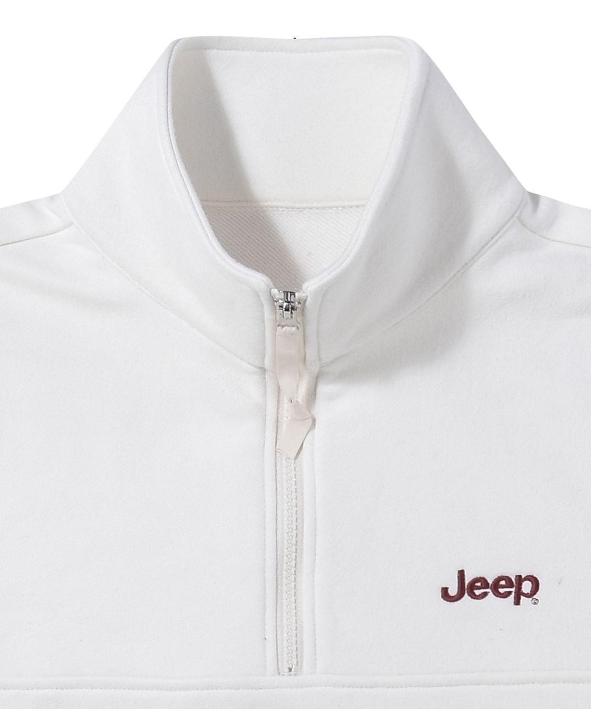 지프(JEEP) WOMEN 피치스웻 하프집업 맨투맨 (JR5TSF835IV)