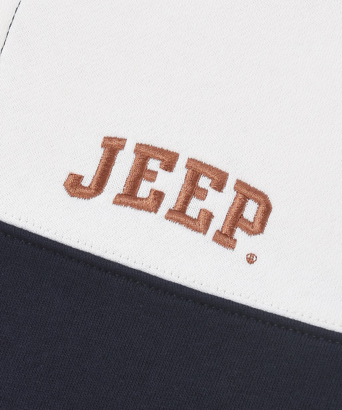 지프(JEEP) WOMEN 레트로 1941 스트라이프 카라 맨투맨 (JR5TSF825NA)