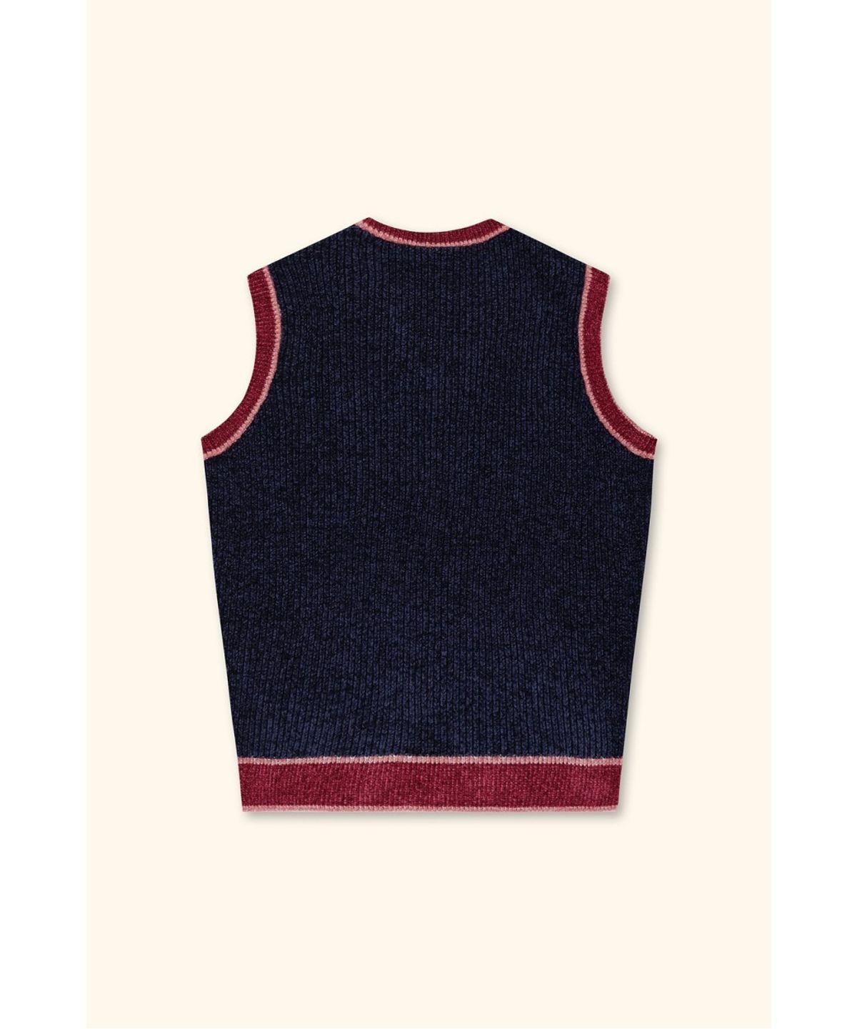 드롤드무슈(DROLE DE MONSIEUR) Sleeveless V Neck Vest Horse Patch D0VCW26104NYX