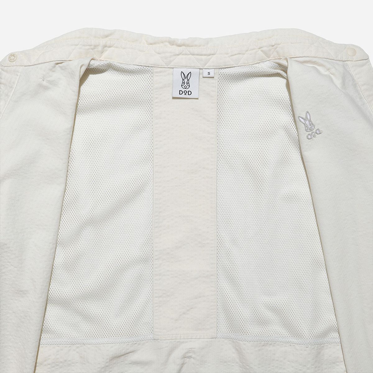 디오디(DOD) 여성) 데일리 세미크롭 셔츠(IVORY)