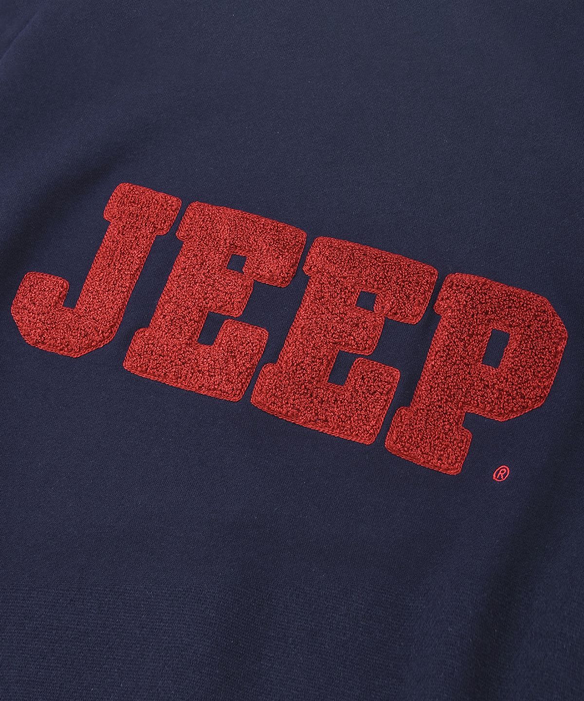 지프(JEEP) 빈티지 부클 빅로고 맨투맨 (JR5TSU828NA)