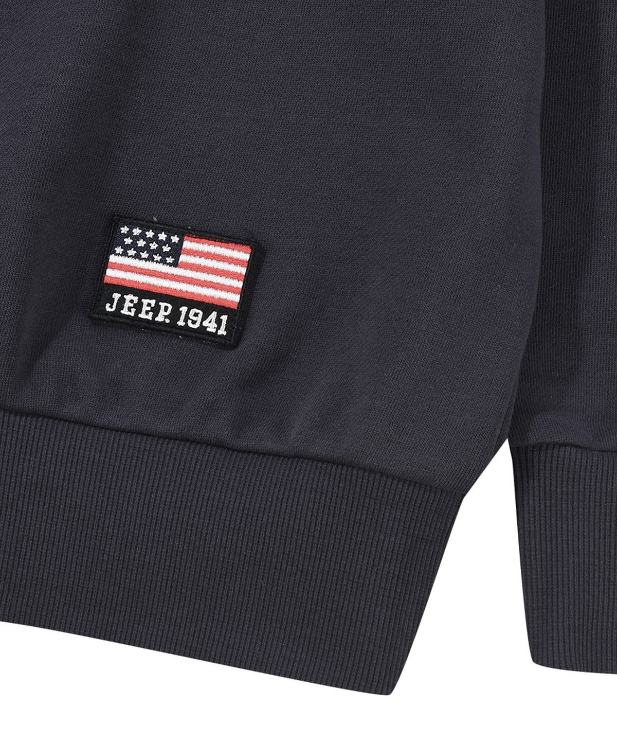 지프(JEEP) 데이지 워싱 USA FLAG 후드 티셔츠 (JR5THU833DG)