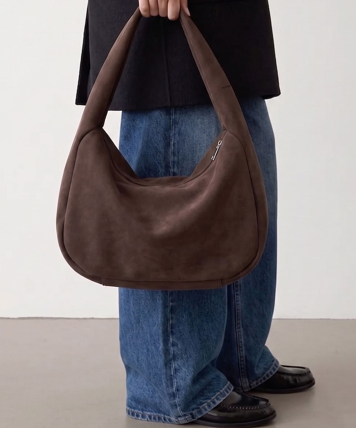 밋맷밋(MEETMETMEET) Loop suede brown