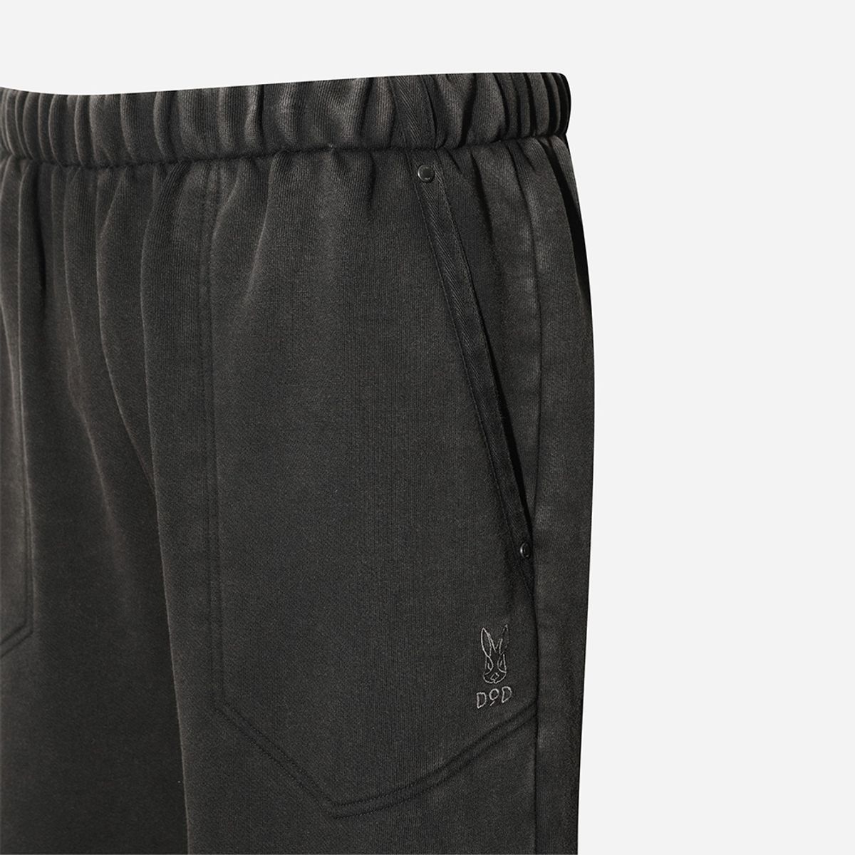 디오디(DOD) 페이드 워싱 세미오버핏 팬츠(BLACK)