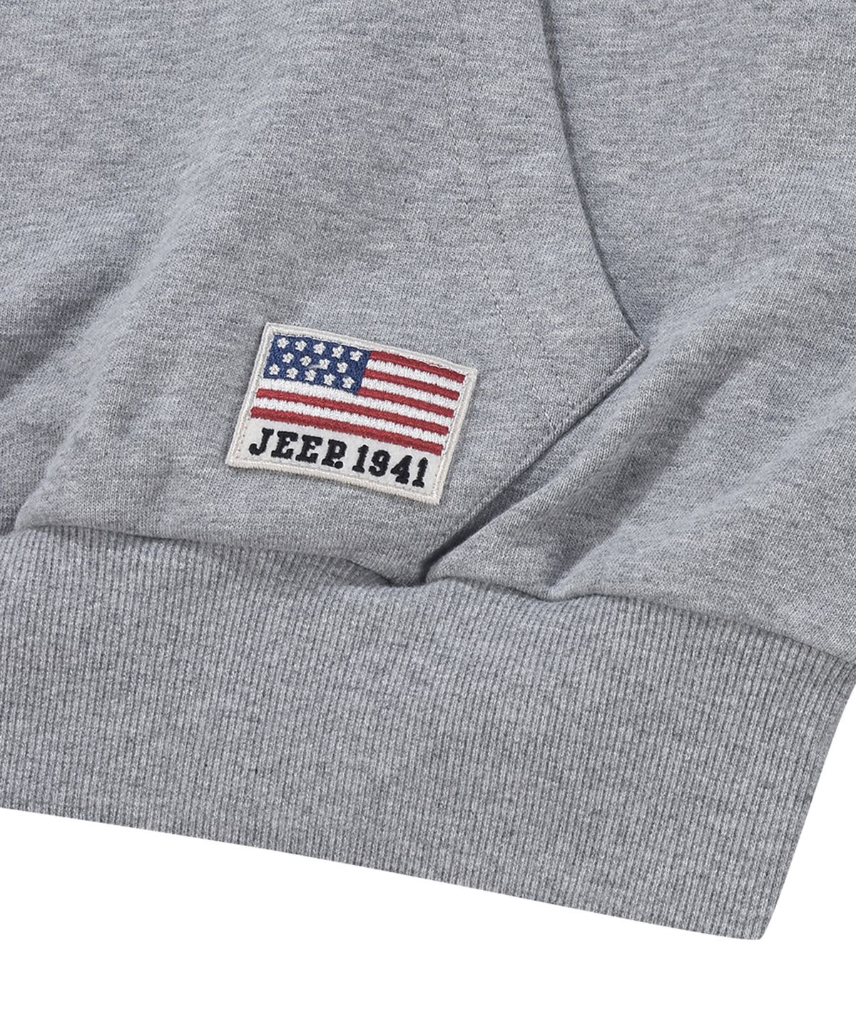 지프(JEEP) 2WAY USA FLAG 오버핏 후드집업 (JR5TZU072MG)