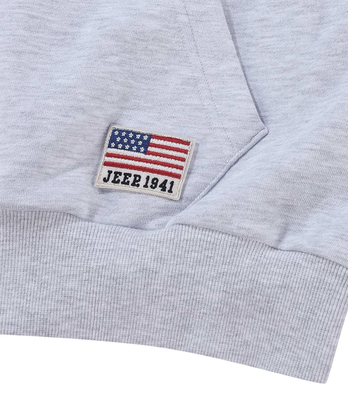 지프(JEEP) 2WAY USA FLAG 오버핏 후드집업 (JR5TZU072MW)