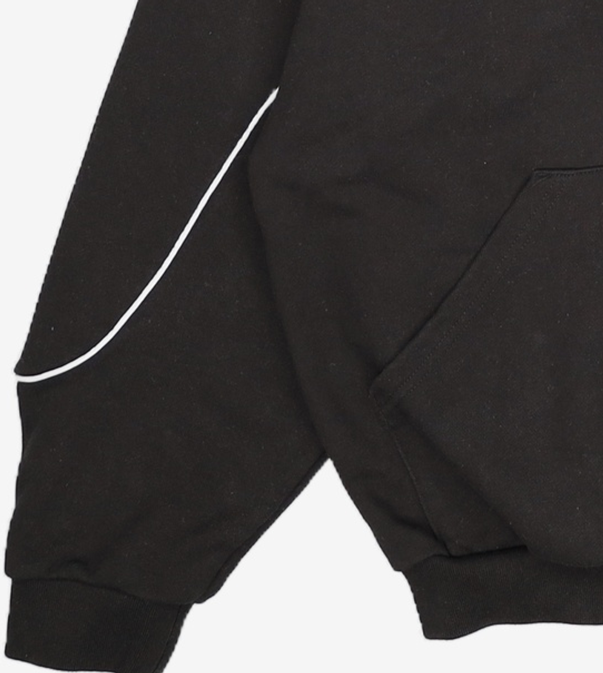 본투윈(BORN TO WIN) BIG CHROME REFLECTIVE LINE HOODIE [BLACK] 2