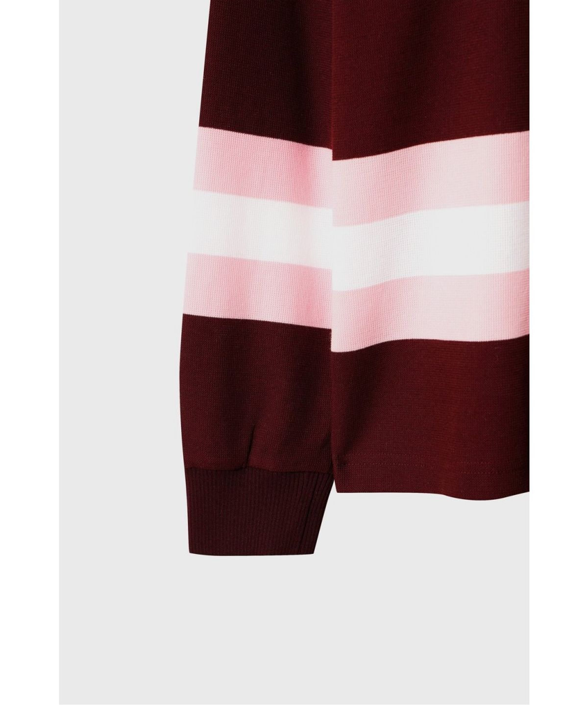 왁(WAAC) Women Knit Collar Stripe Polo WWTBA26606WID