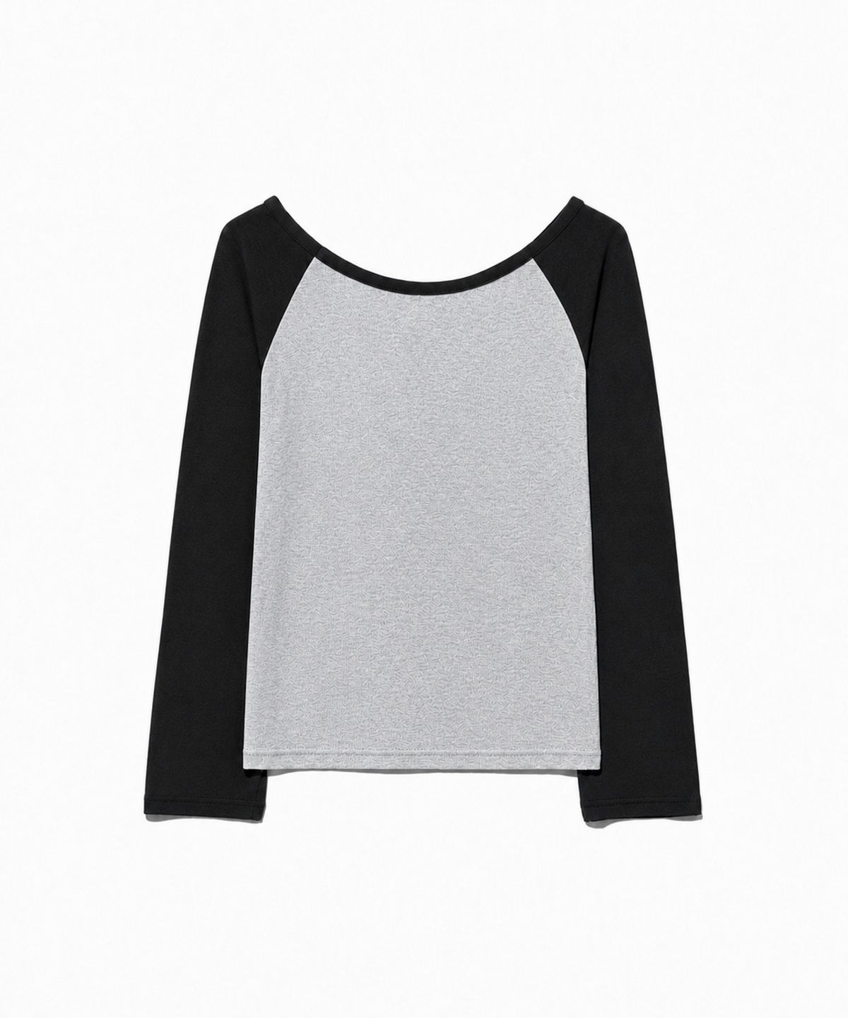 모아(MOAA) Soft Ribbed Boatneck Raglan Top (Cream Taupe)