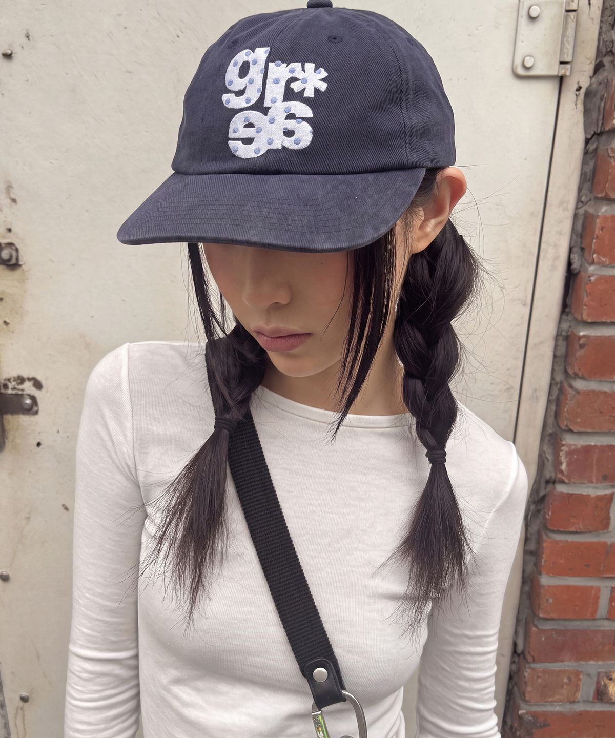 그레이버(GRAVER) [UNISEX]GRAE-S DOT 5패널 볼캡_Brown