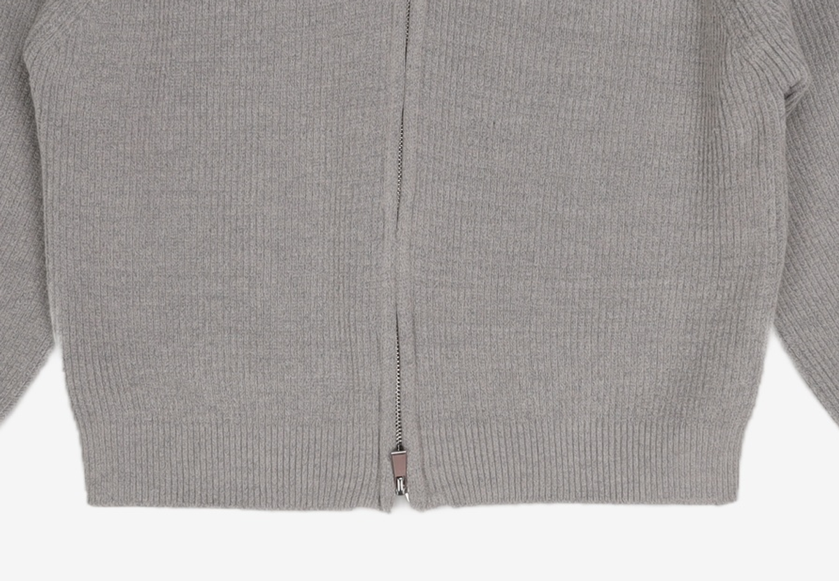 미쏘(MIXXO) 라운드넥 집업가디건_MIWCKE213T S