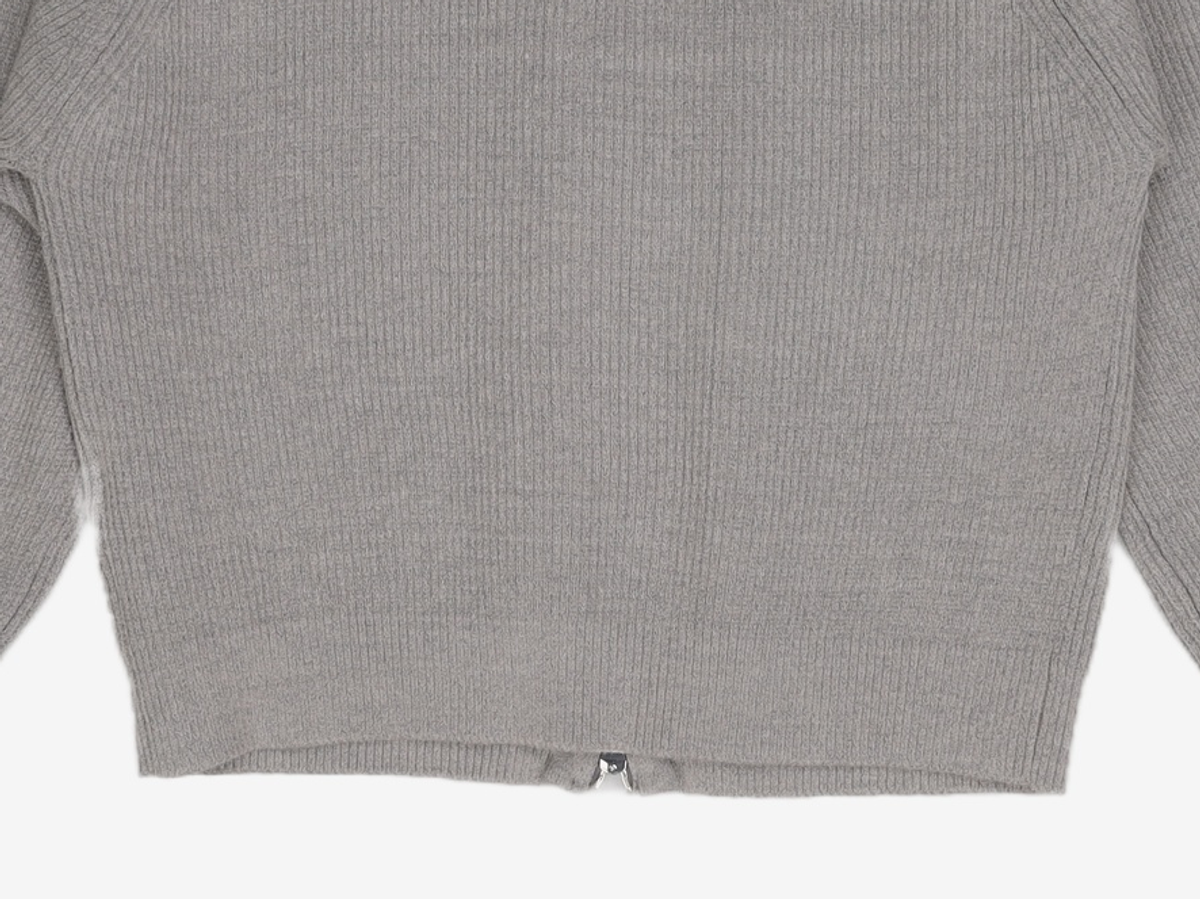미쏘(MIXXO) 라운드넥 집업가디건_MIWCKE213T S