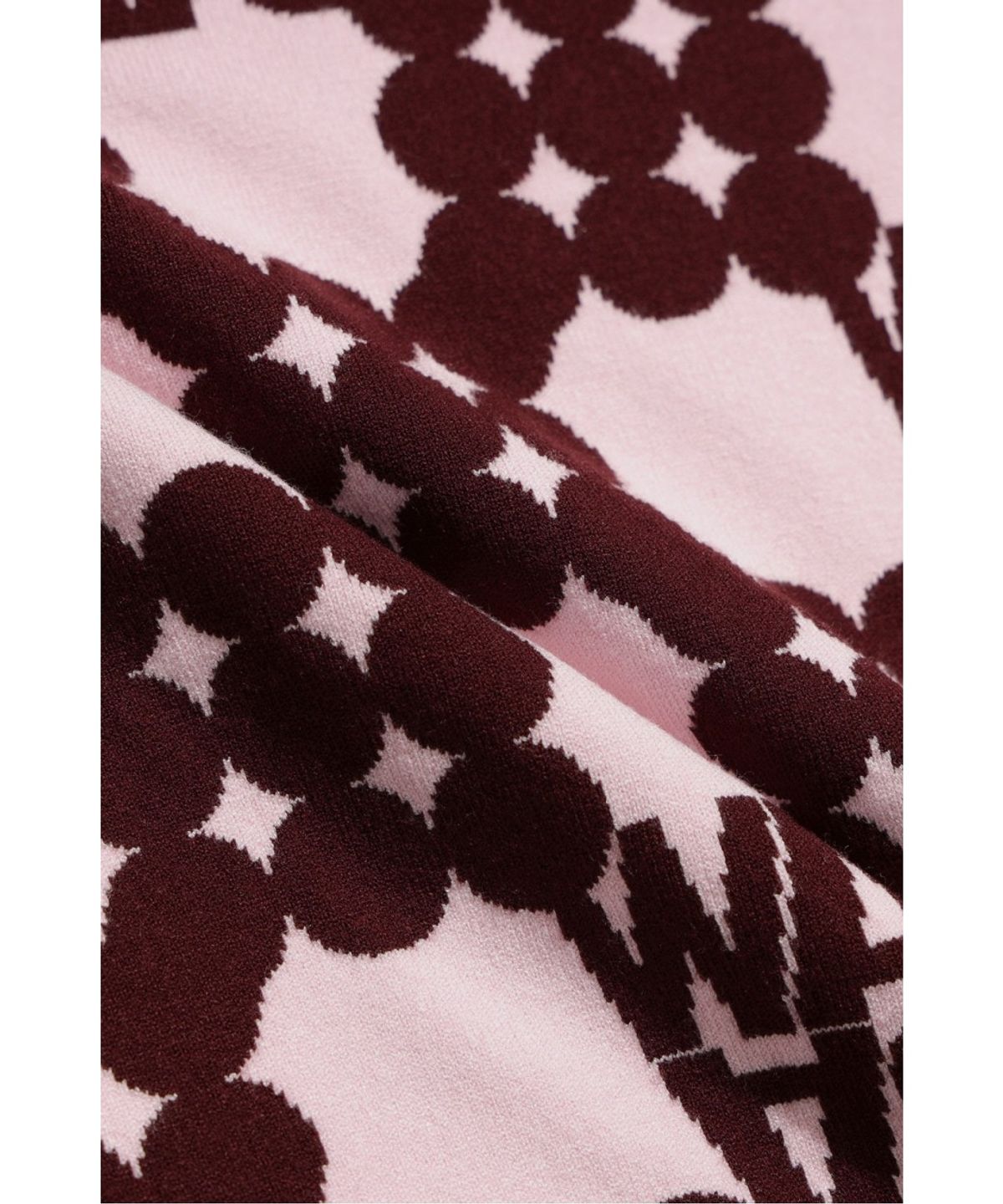 왁(WAAC) Women Dot Pattern Knit Vest (Set-up) WWWAA26610WID
