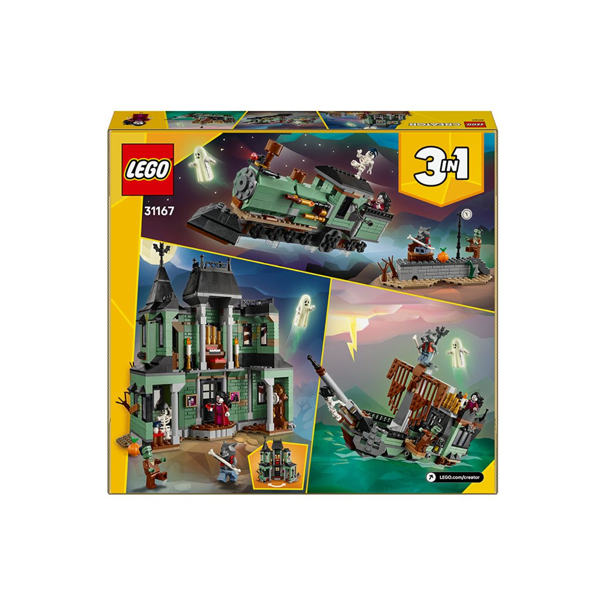 레고(LEGO) 레고 크리에이터 3-in-1 31167 유령 맨션 [레고공식]